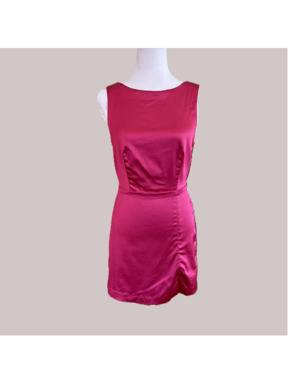 House of Harlow Pink Satin Mini Dress Size 4